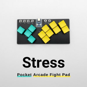 Stress Fight Pad With RP2040-Zero Controller Supports GP2040 Firmware