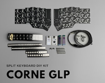 Corne GLP Gateron Low Profile DIY Mechanical Ergonomic Hotswappable Split Keyboard PCB Kit