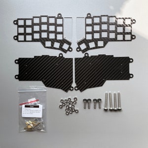 Corne Keyboard v3.0.1 (crkbd) MX Hotswap piastre tendate in fibra di carbonio per tastiera divisa ergonomica meccanica fai-da-te