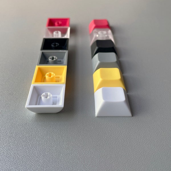 Blank 1U DSA Keycap Set for MX Key Switches