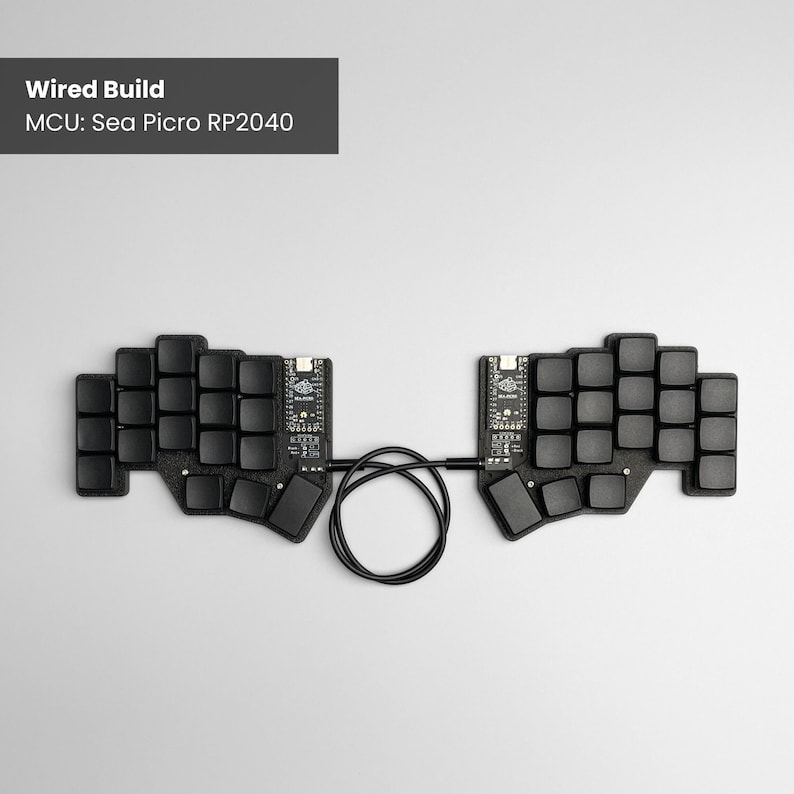 Chocofi 36 Keys Kailh Low Profile Mechanical Ergonomic Hotswap Split Keyboard