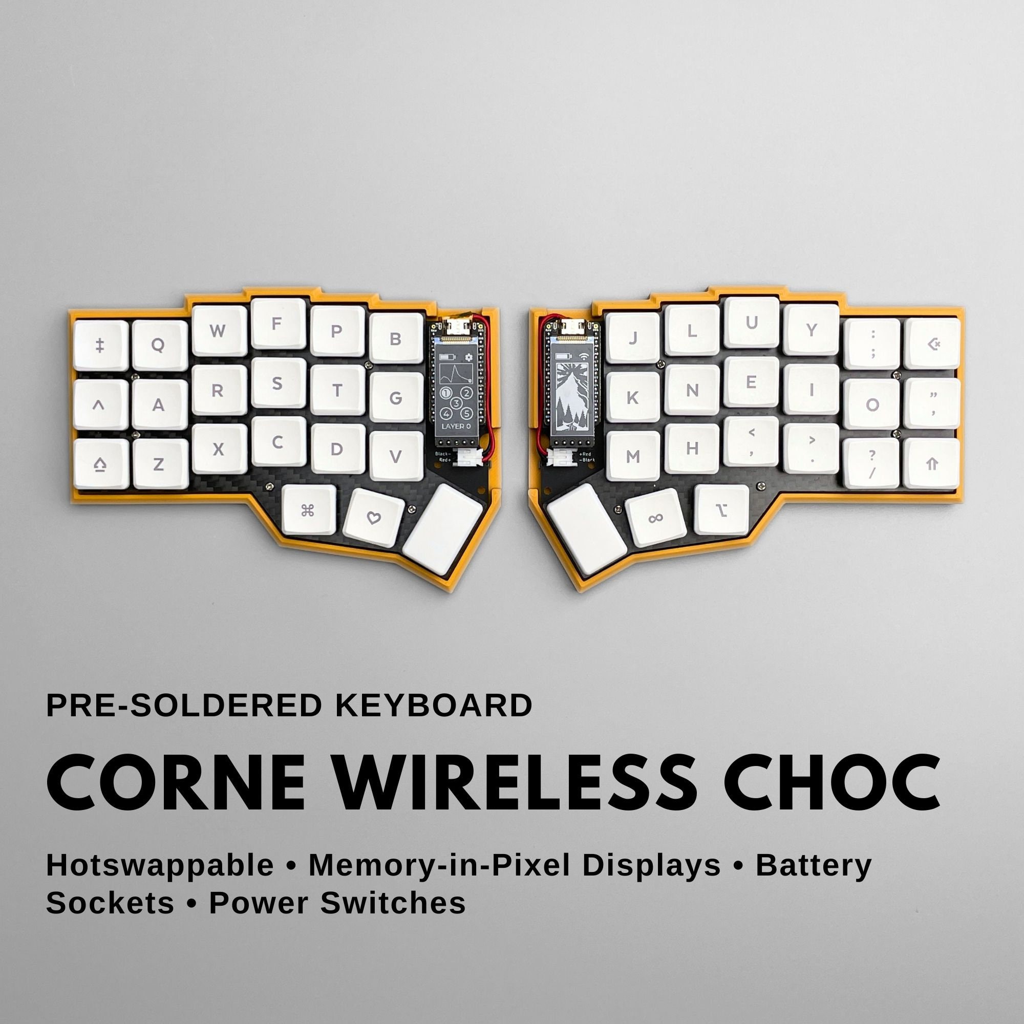 はんだ付け済みフルセットワイヤレスCorneキーボード – Corne はんだ付け済みフルセットワイヤレスCorneキーボード – Corne