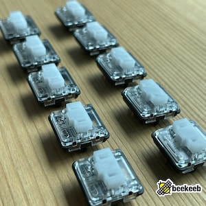 Kailh White Clicky Key Switches for Mechanical Gaming Keyboards