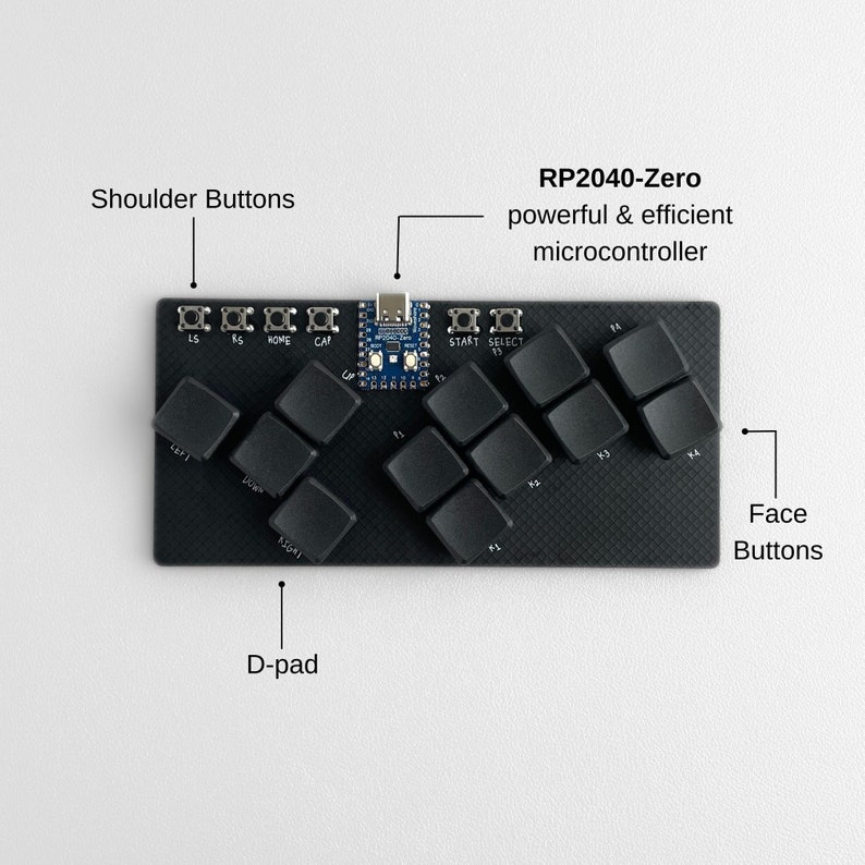 Stress Fight Pad With Rp2040-zero Controller Supports GP2040 Firmware ...