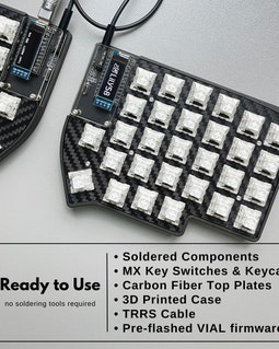 Ready to Use Lily58 Pro Split Keyboard With Pre-assembled MX
