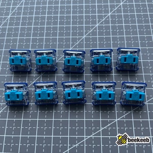 Kailh Choc v1 Light Blue Low Profile 20gf / 25gf PG1350 Switches for Mechanical Gaming Keyboards