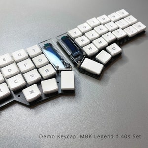 MBK Legend 40s Low Profile Choc Spacing Keycap Set with Keycap Puller image 2