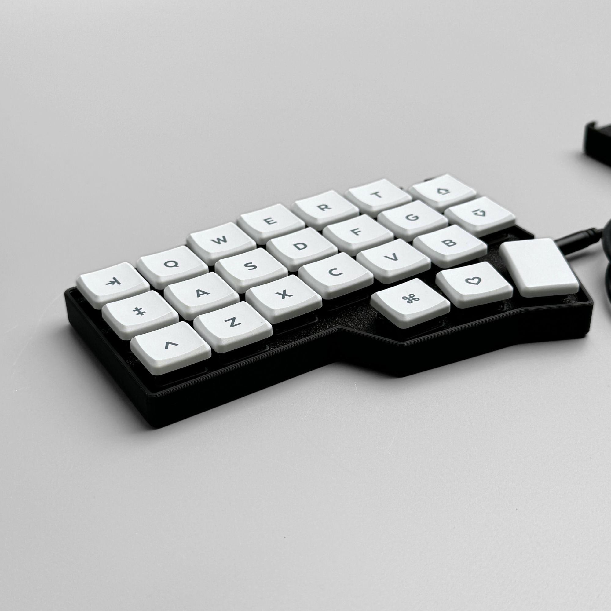 Pre-soldered Corne V4.1 Choc With 3D PLA Printed Case Wired Low