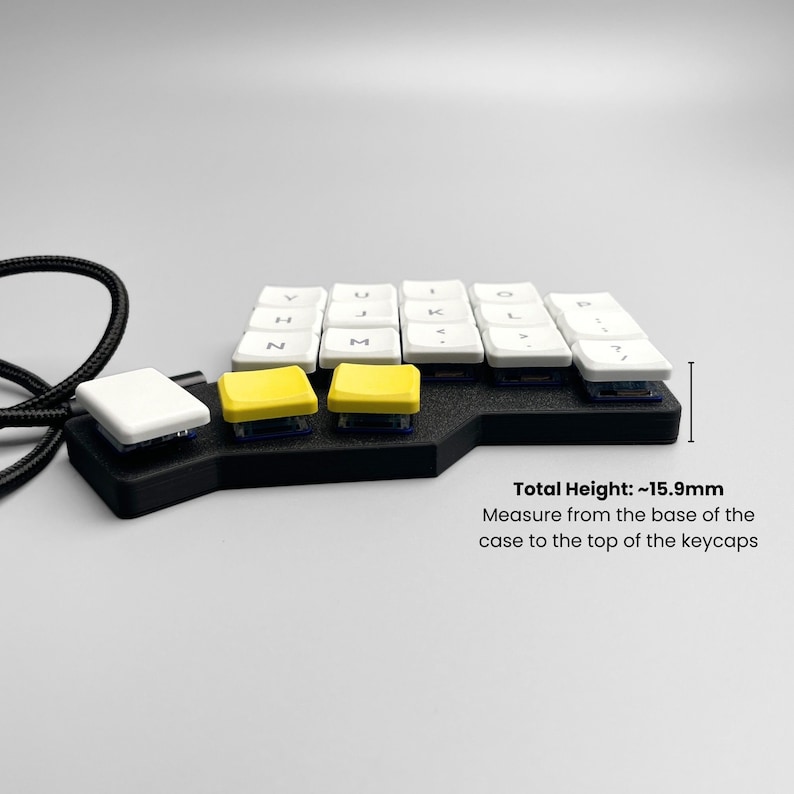 Pre-soldered 3W6HS (Hotswappable 3W6) RP2040 36 keys Low Profile Choc Wired Split Keyboard - Thumbnail 5