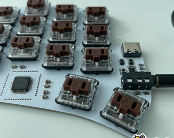 Diy Split Keyboard Kit Computers & Peripherals Electronics & Accessories Pre-assembled Ferris ...