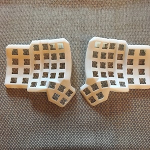 beekeeb Smooth Surface SLA Resin Dactyl Manuform Mini Split Custodia ergonomica per tastiera