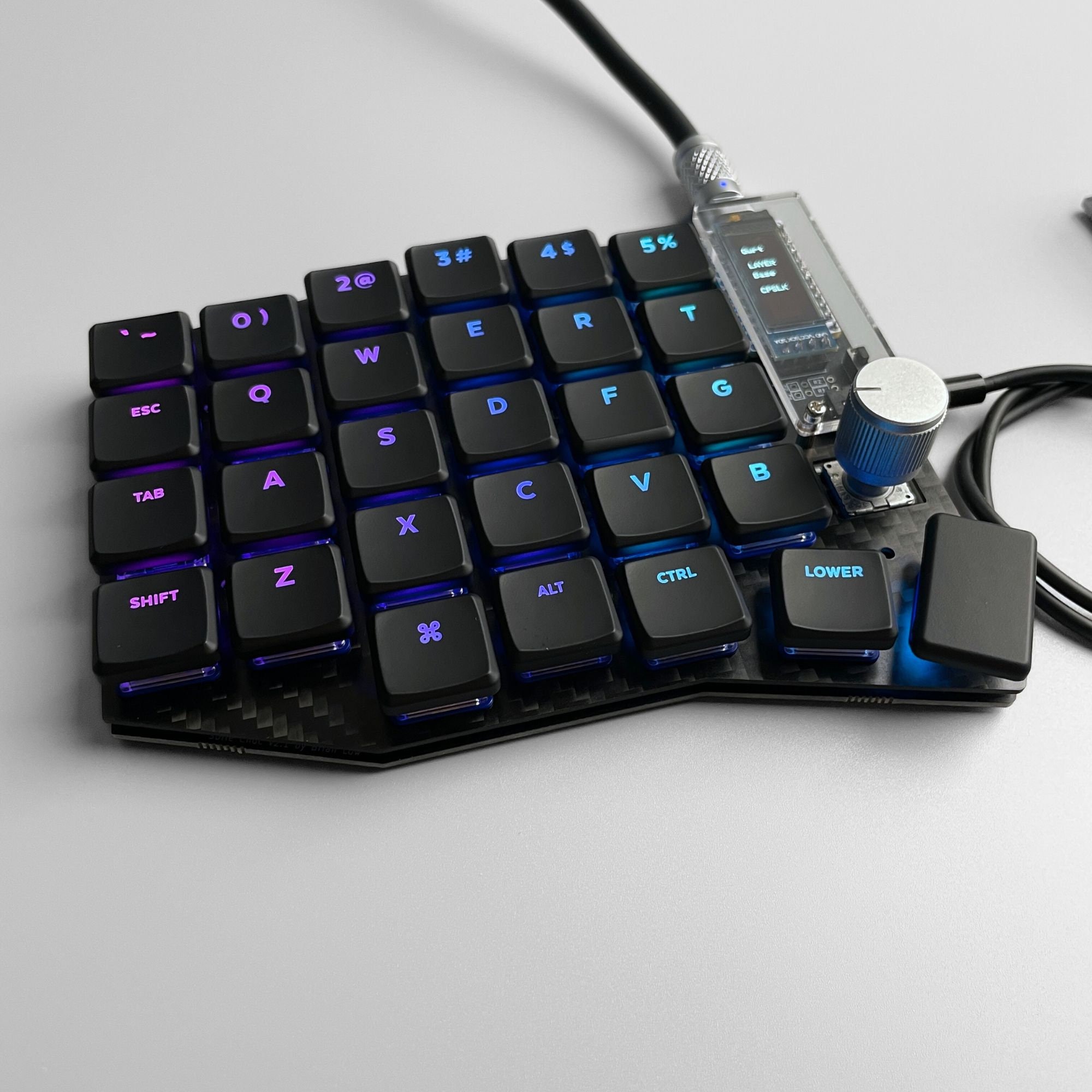 【完成品】Sofle ロープロファイル Bluetooth 印字あり Sofle ロープロファイル 完成品 無線 Bluetooth ブラック