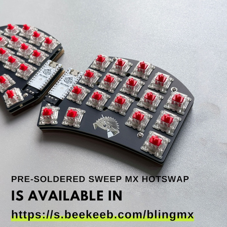 beekeeb Ferris Sweep MX PCB - Thumbnail 3