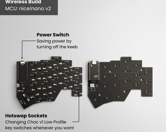 EARFORCH KILO codbo2デザイン Chocofi 36 Keys Kailh Low Profile Choc V1 Mechanical Ergonomic