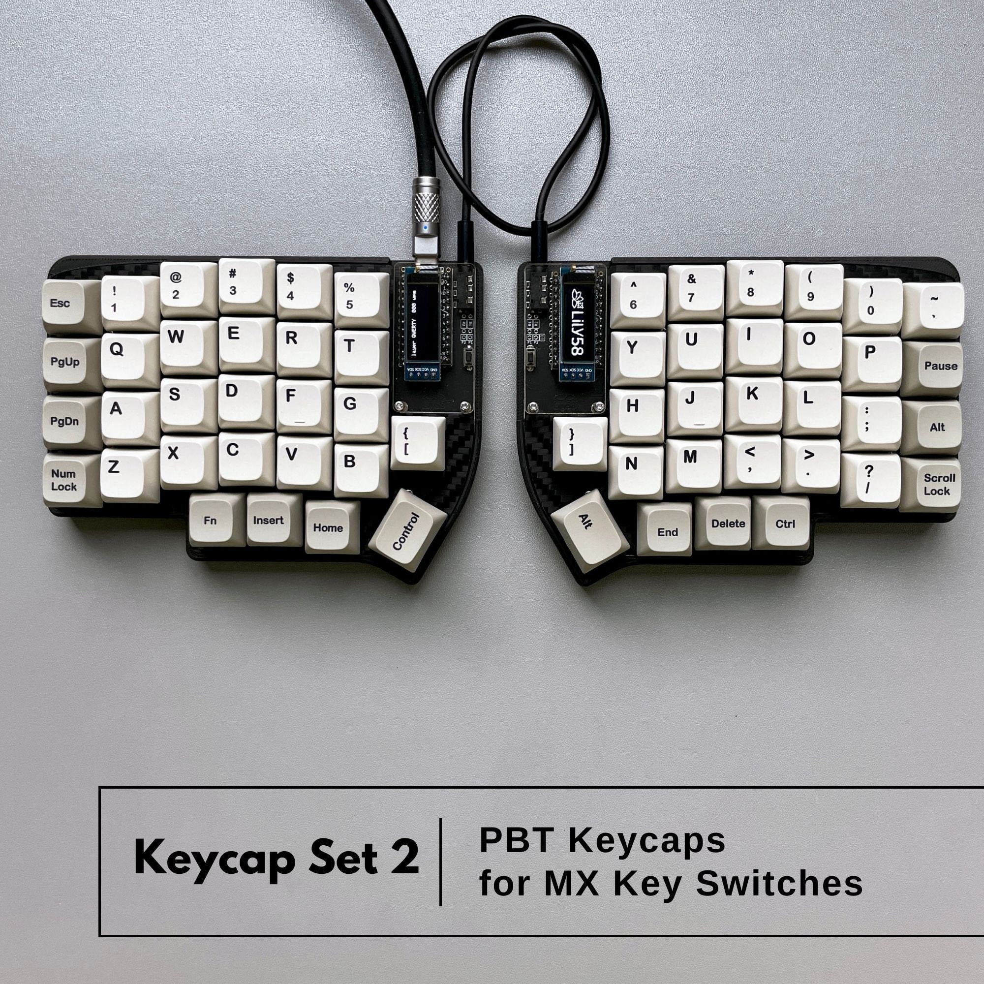すぐに使える Lily58 Pro 分割キーボード、組み立て済み MX キー すぐに使える Lily58 Pro 分割キーボード、組み立て済み MX キー