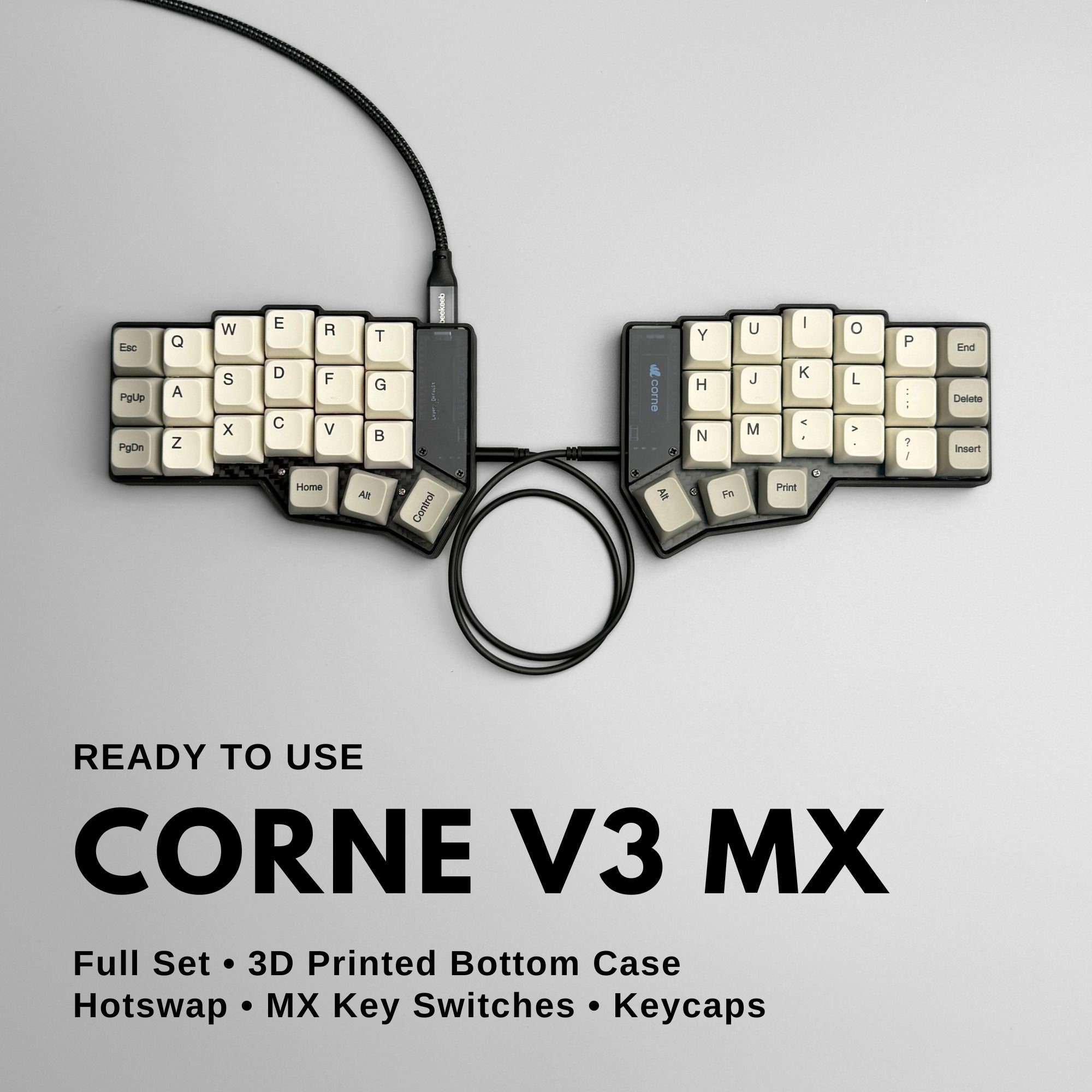 すぐに使えるCRKBD Corne キーボード v3.0.1 分割キーボード すぐに使えるCRKBD Corne キーボード v3.0.1 分割キーボード