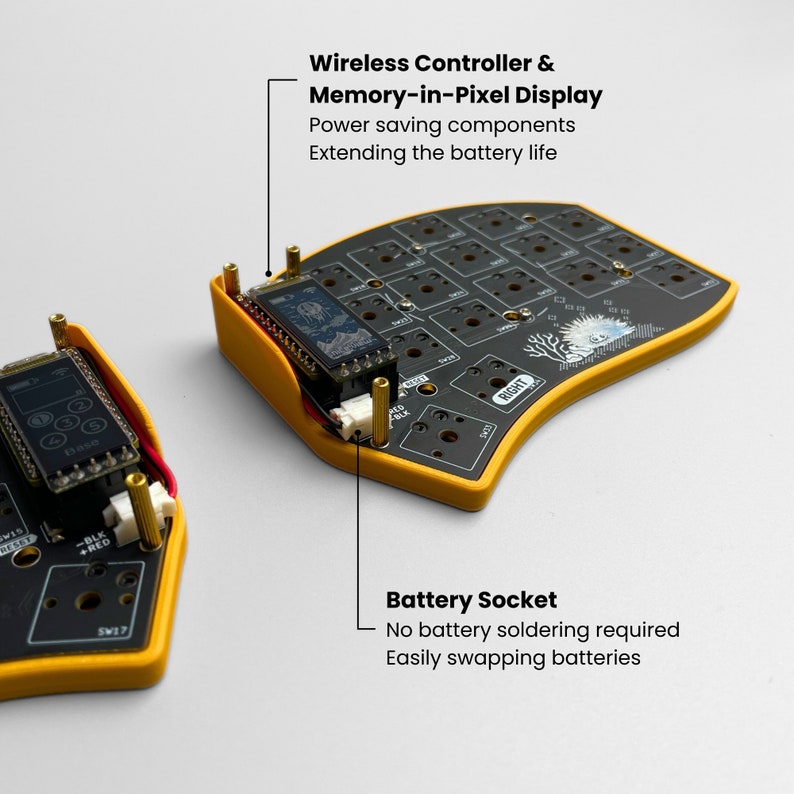 beekeeb Urchin Split Keyboard - Thumbnail 4