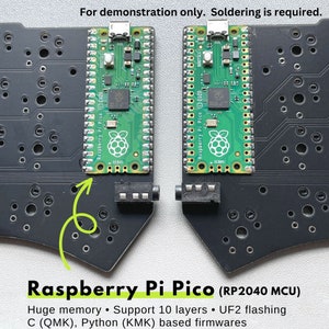 Piantor (cantor Layout With Hotswap) 42 Keys / 36 Keys Diodeless RP2040 ...