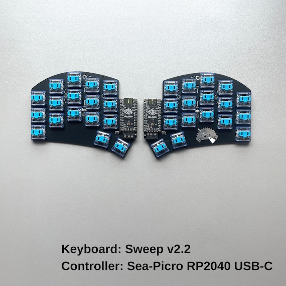 Ready to Use Ferris Sweep Bling LP (hotswappable Key Switches) X