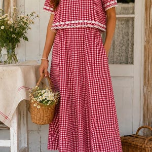 90s gingham dress 90s Gingham Dress