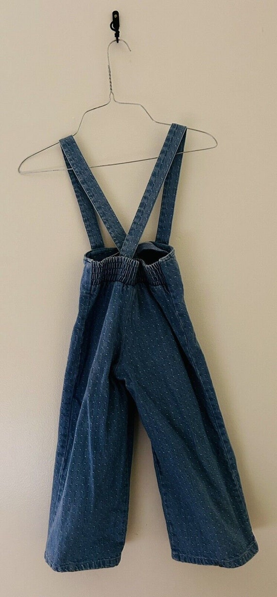 Vintage 90s Baby Boxers Girls Denim Overalls Romp… - image 4