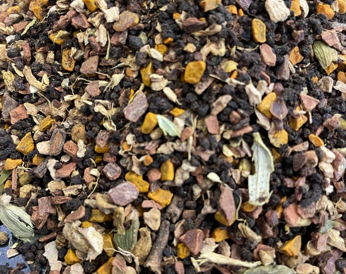 Turmeric Black Chai Tea, Golden Chai