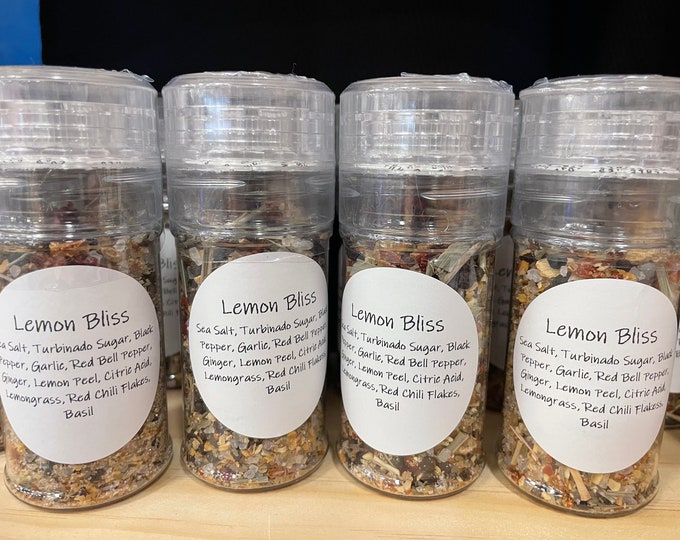 Lemon Bliss Lemongrass Citrus Spice Blend Culinary Gift for Chefs Gourmet