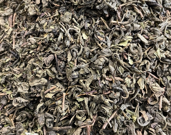 Mint Green Tea, Handmade Tea Blends