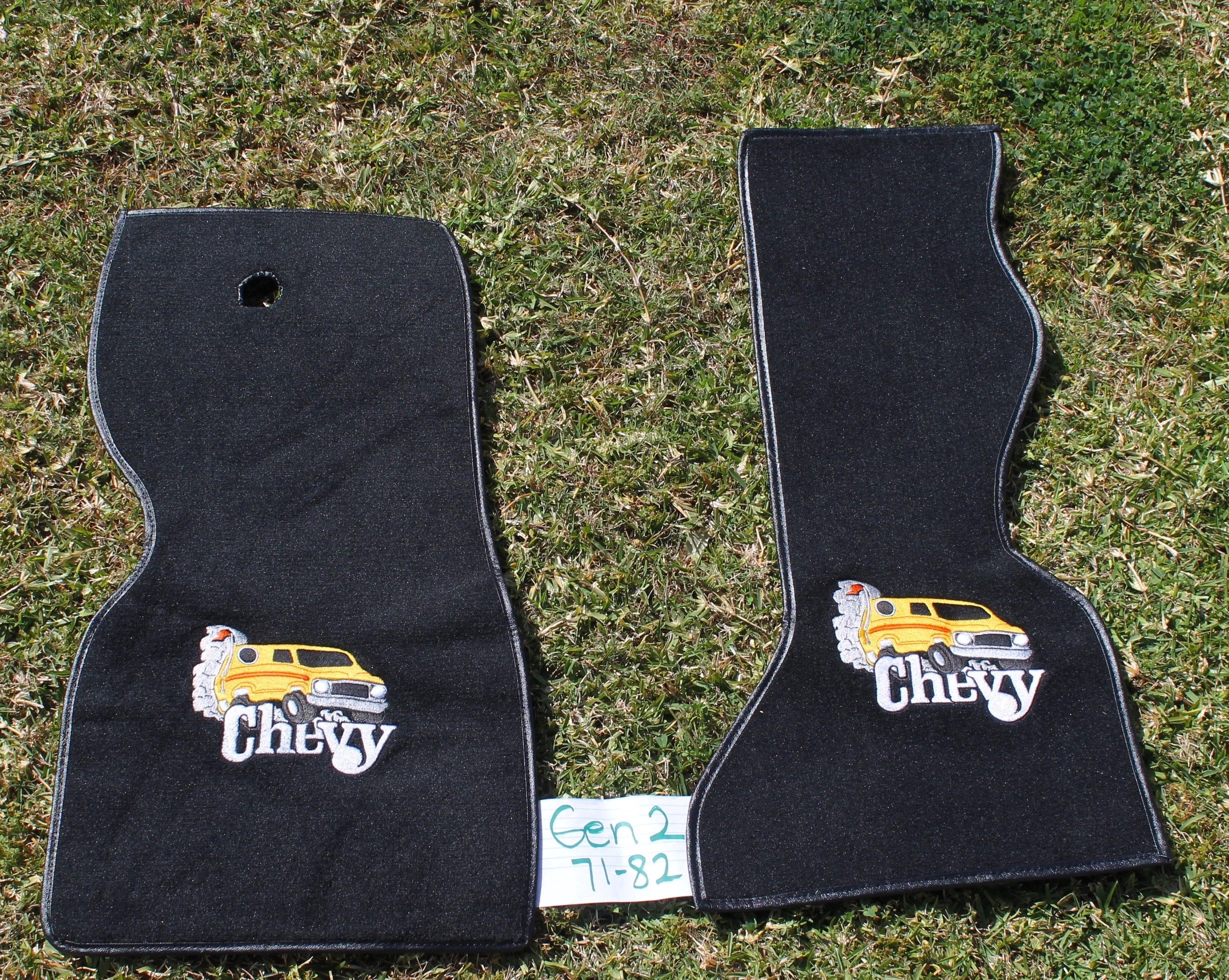 Chevy Van Mats Generation 2 19711982 Embroidered Floor Mats Etsy