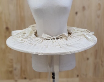 French Farthingale (aka. Drum or Wheel farthingale), 16th century, Renaissance, Historic undergarment, reenactment, cosplay.