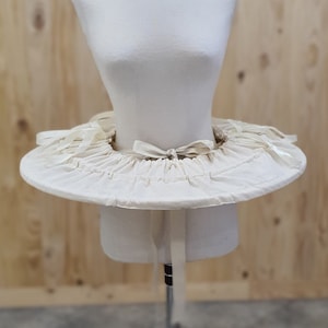 French Farthingale (aka. Drum or Wheel farthingale), 16th century, Renaissance, Historic undergarment, reenactment, cosplay.