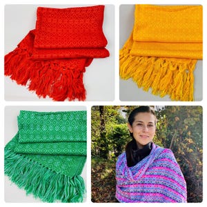 Rautenmuster Klassische Handwerkliche mexikanische Rebozo Schal (195cmx67cm)