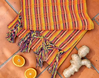 Rebozo Herencia 100% algodón, de origen mexicano, 2.0 m