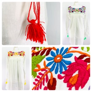 Mexican Embroidered Summer Festival Dress