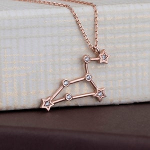 Collier Zodiac, Amateurs d’Astrologie, Bijoux Zodiac, Cadeau Personnalisé, Bijoux Faits à la Main, Collier en Argent, Cadeaux d’anniversaire, Collier Star Maps