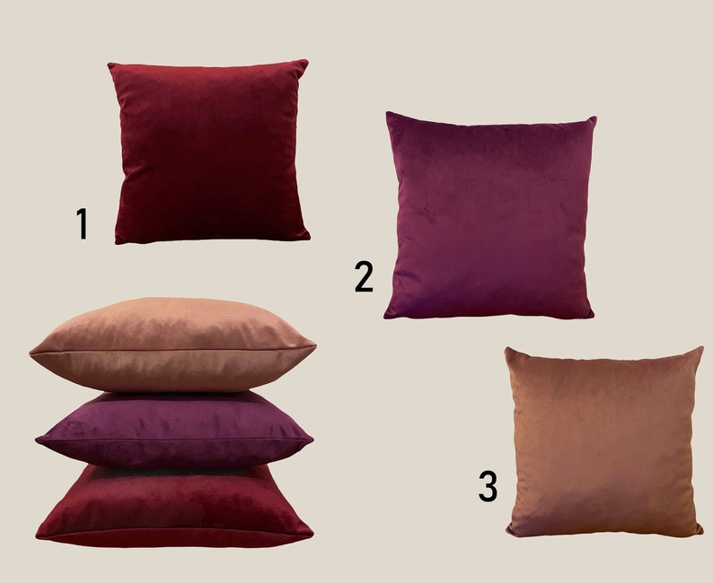 Velvet Pillow Cover Decorative Velvet Pillow Case Luxury Etsy