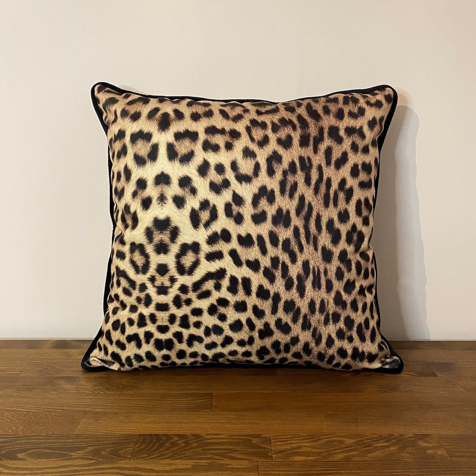 Leopard Print Pillow Case Animal Print Velvet Pillow Cover Etsy