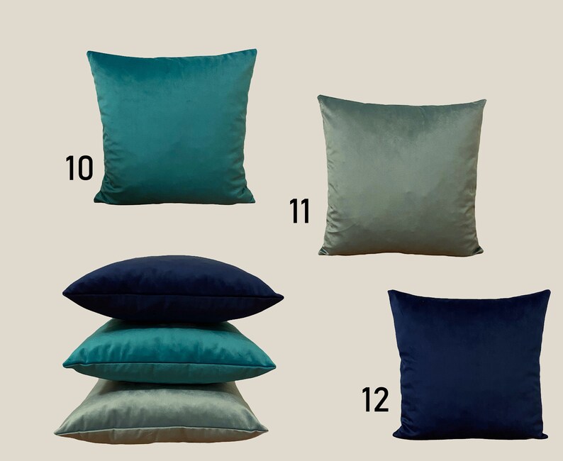 Velvet Pillow Cover Decorative Velvet Pillow Case Luxury Etsy