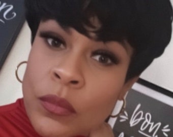 Short & Classy Pixie Wig 100%  Remi Hair