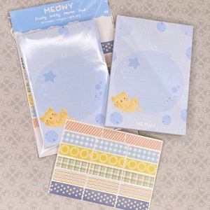 Cute fruit & cat memo pad 50 sheets