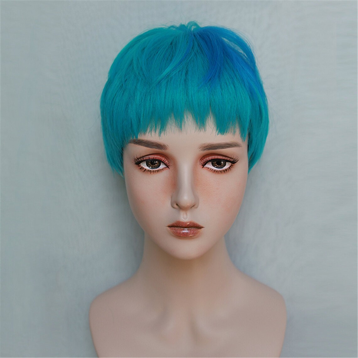 Royal Blue Short Wig Cool Girl Short Wig Party Wig Lolita Etsy