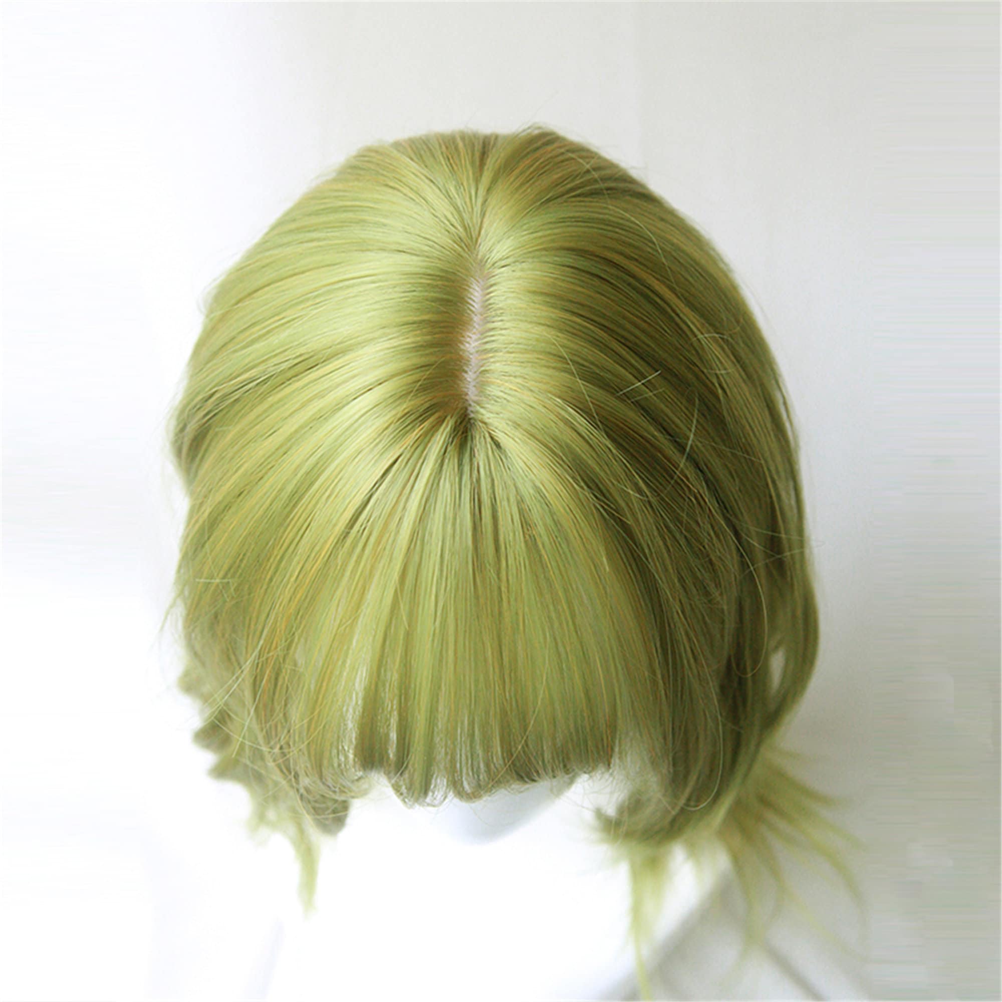 Green Mullet Wig Irregular Fluffy Short Wig Short Curly Wig Etsy
