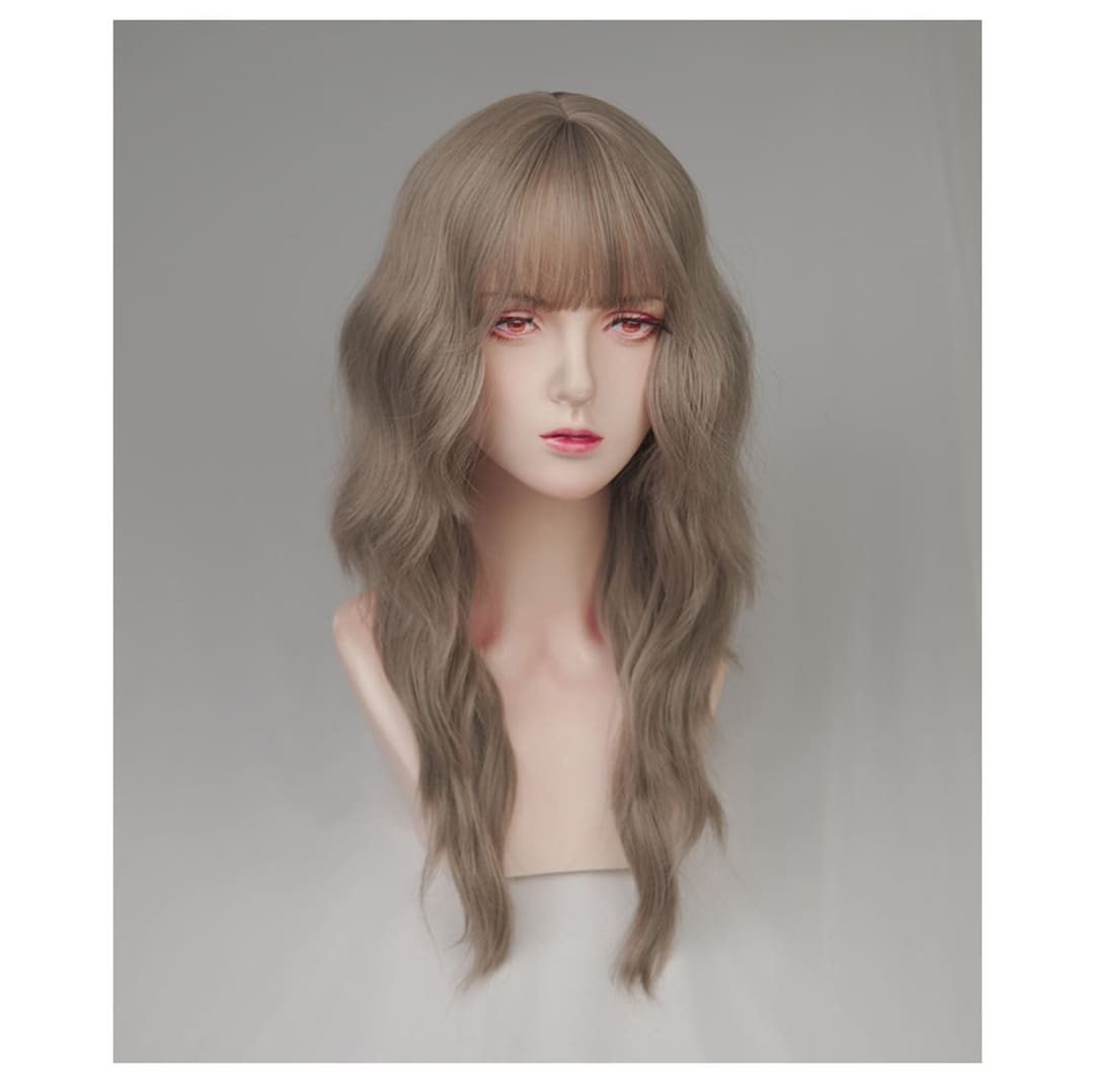 Gold Brown Y2K Jellyfish Mullet Wig Blonde Brown Irregular Etsy