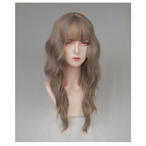 Brown Y2K Long Wavy Layered Popular Girl Hair