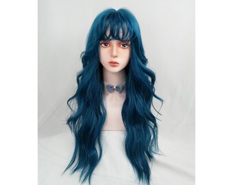 big w blue wig