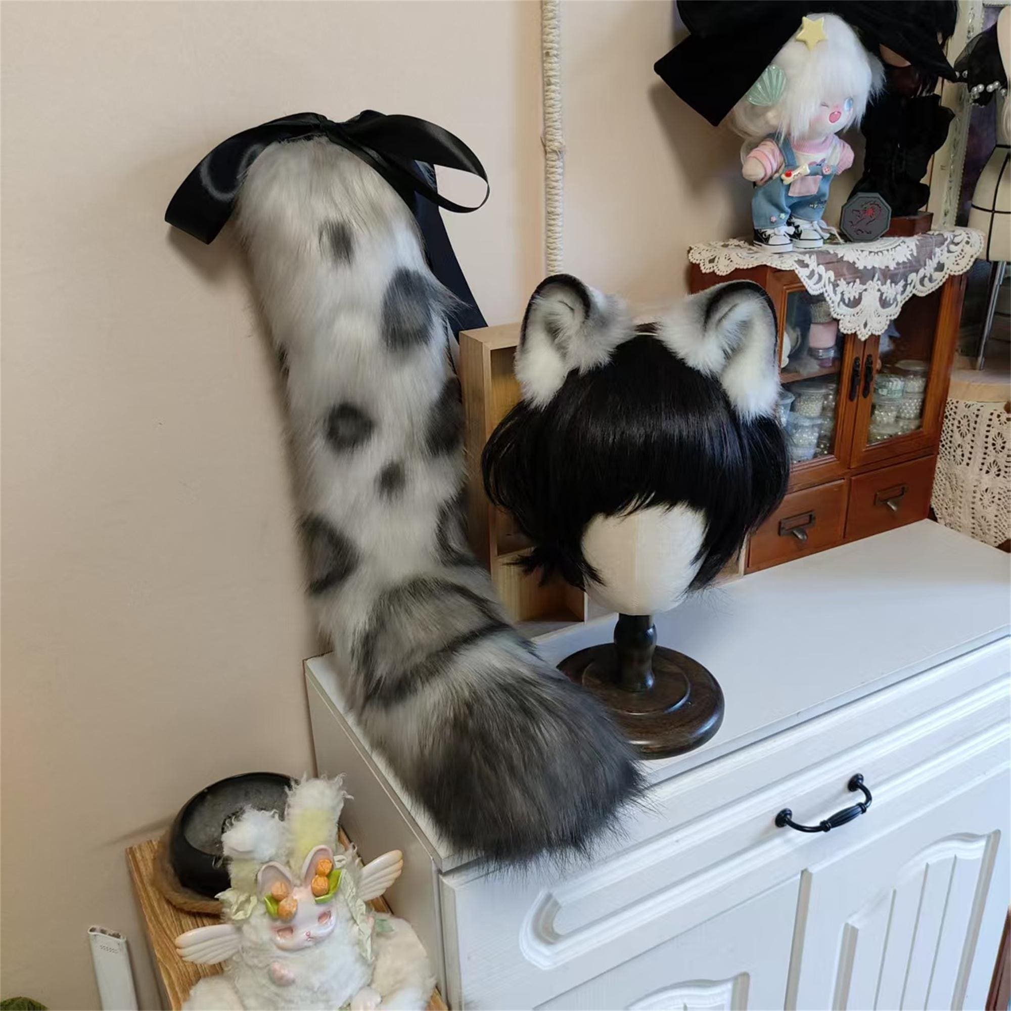 Snow leopard fursuit - Etsy 日本