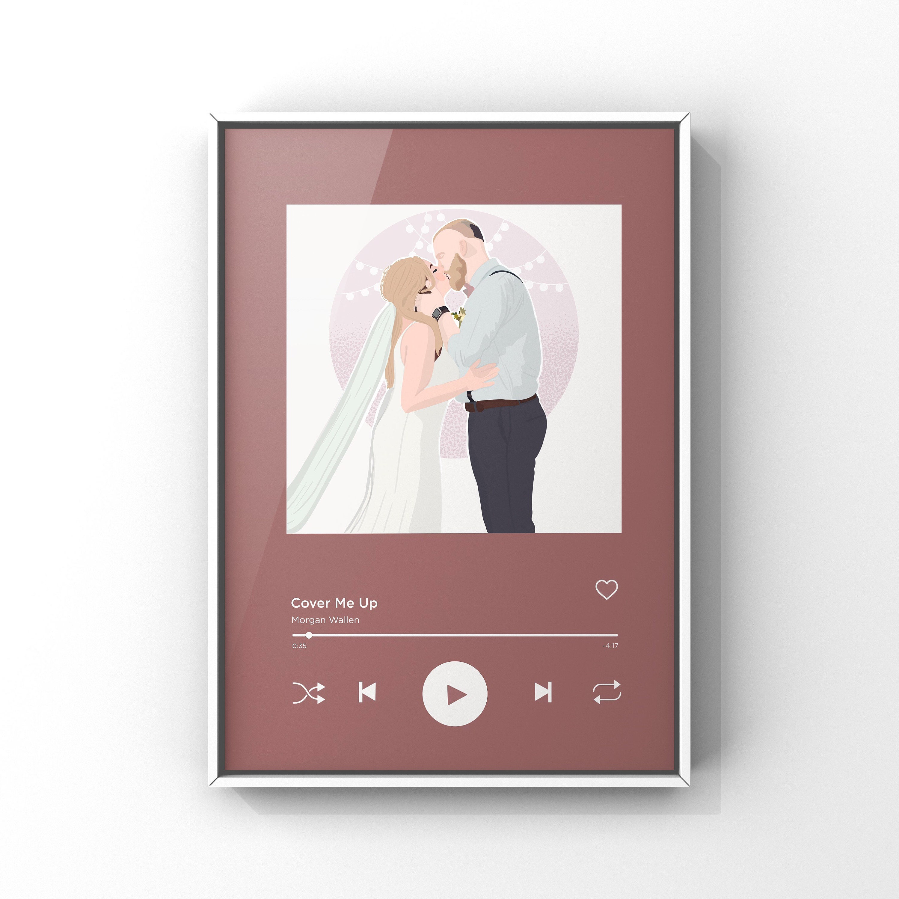 Discover CUSTOM SPOTIFY ALBUM, Cover Spotify Drawing, Custom Portrait, Cover with Your Song