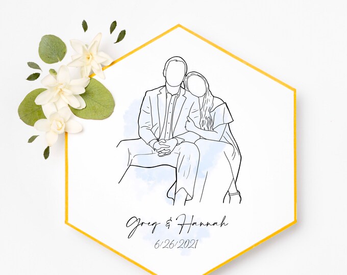 CUSTOM LINE DRAWING, Custom Illustration, Line Art Drawing, Custom ...