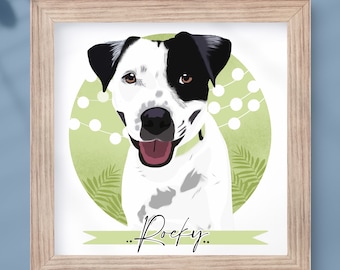 Pet Portrait, Custom Pet Portrait, Pet Memorial, Dog Portrait, Custom Dog Portrait, Cat Portrait, Pet Loss, Pet Gift, Pet Illustration