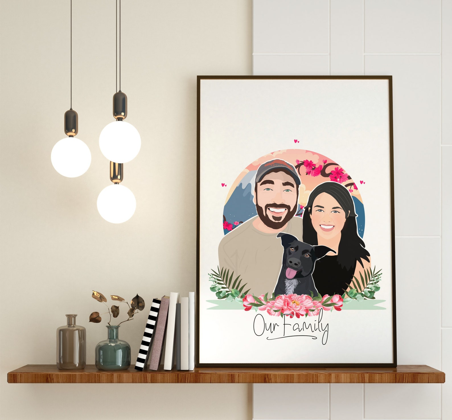 Custom Portrait Couple Portrait Couple Illustration Custom - Etsy